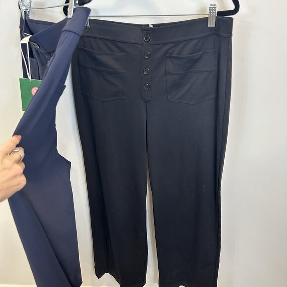 Lot Of 2 NWT Halara XL High Waisted Button Multiple Pockets Straight Leg Pants - Picture 6 of 10